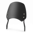 Parabrezza Universale per Moto con Faro Rotondo, Schermo in Alluminio e Supporto in Acciaio Inossidabile, Deflettore Antivento 1