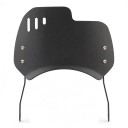 Parabrezza Universale per Moto Schermo in Alluminio sopra il Faro Anteriore Supporto Regolabile in Acciaio Inossidabile per Faro Rotondo 1