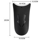 Parafango per moto 25 x 16,5 x 10,5 cm Parafango posteriore universale Colore nero 2