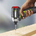 Parafusadora de impacto sem fio WORX WU132 motor sem escovas 12V 140 Nm preto e verde para apertar parafusos e trabalhos de montagem 3