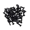 Parafusos 3 x 12 mm para montagem de placa de guitarra 50pcs Parafusos metálicos de montagem para pickguard e capas Guitarras eléctricas 2