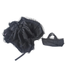 Paraguas plegable de encaje gótico con protección UV Paraguas de sol elegante con encaje Parasol vintage romántico contra el sol complemento 2