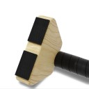 Parallele in legno per flessioni 20 cm Parallele in faggio per esercizi domestici Flessioni Calistenia Allenamento Capacità di carico 300 kg 4