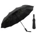 Parapluie pliant entièrement automatique 12 structures Parapluie résistant au vent avec mât durable Protection UV Parapluie contre la pluie et le soleil Design compact 3