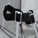 Parapluie sur la tête pour les mains libres avec bande élastique Parapluie pliable contre la pluie Toile multicolore Diamètre 55 cm 6