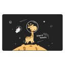 Parasolar magnetic pentru luneta mașinii, 78x50 cm, protecție UV, scut termic pliabil, cu tematică de girafă în spațiu, pentru copii și bebeluși 1