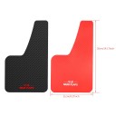 Paraurti Universali 36 x 21 cm Set di 4 Pezzi Parafanghi Anteriori e Posteriori con Motivo in Carbonio Protezione della Carrozzeria per Diversi Tipi di Veicoli 3