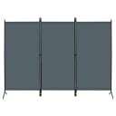 Paraván pro soukromí vodotěsný na balkon a zahradu rozměr 255 x 182 cm z polyesteru 160 g/m² s ocelovým rámem pro vnitřní i venkovní použití 3