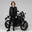 Parbriz pentru motocicletă Yamaha R125 2014–2018 Vânturiș Ștampilă directă din plastic ABS Negru lucios Piesă de schimb pentru carenajul frontal 3
