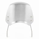 Parbriz Universal pentru Motocicletă cu Far Rotund, Ecran din Aluminiu și Suport din Oțel Inoxidabil, Deflector Anti-Vânt 5