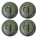Parche de PVC con anillo en D de acero inoxidable para la cubierta de surfboard, dinghy, accesorios de barco para fijar equipo de deportes 1