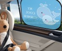 Pare-soleil pour enfants pour voiture 2 pièces 2