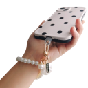 Parel sleutelhangertje met schelp Schattig sleutelhanger Decoratief accessoire voor handtas en rugzak Elegante maritieme stijl 2