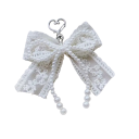 Parelsleutelhanger Hars Strik met Kantlint Elegant Hangersleutelhanger Handtas Rugzak Romantische Accessoire 6