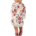 Pareo de Verão Feminino com Flores 4