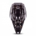 Pârghie de schimbător de viteze din cristal și buton iDrive CIC, set de 3 piese, logo M și RND, ABS și cristal, transparent, pentru BMW seria 5, 6, 7 4