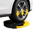 Parkovací zámek na dálkové ovládání sklopný 180° 45 x 40 cm ocel válcovaná za studena žlutý pro garáž i venkovní stání 15