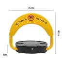 Parkovací zámek na dálkové ovládání sklopný 180° 45 x 40 cm ocel válcovaná za studena žlutý pro garáž i venkovní stání 11