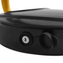 Parkovací zámek na dálkové ovládání sklopný 180° 45 x 40 cm ocel válcovaná za studena žlutý pro garáž i venkovní stání 3