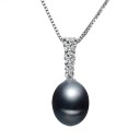 Pärlhalsband för kvinnor D588 5