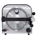 Parní autokláv pro dentální a kosmetické nástroje 18 l, nerezová komora, příkon 900 W, 121 °C/25 min nebo 134 °C/6 min, bílý 3