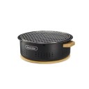 Parrilla portátil de carbón de acero inoxidable Parrilla BBQ plegable para exteriores parrilla de camping de mesa para jardín picnic viaje Negro 1