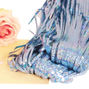 Party Curtain with Fringes Glittery 1 x 1 m 2