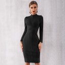 Partykleid mit langen Ärmeln 5