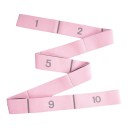 Pás na protahovanie 115 x 4 cm s desiatimi očíslovanými slučkami elastický strečinkový popruh na jógu pilates a protiahnutie nôh aj chrbta 5