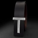 Pasek męski wykonany z naturalnej skóry, szerokości 3,7 cm. Elegancki pasek skórzany z metalową klamrą. Klasyczny dodatek. Wysoka jakość 2