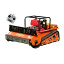 Pásová sekačka na trávu YTL-550H Dálkově ovládaná robotická sekačka Naftový motor Pásový podvozek Oranžová Na svahy a zarostlý terén 2