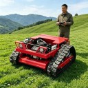 Pásová sekačka na trávu YTL-800H dálkově ovládaná samojízdná šíře sečení 550 až 1000 mm bezkartáčový motor 850 W na svahy i velké trávníky 4