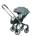 Passeggino 4 in 1 con sedile girevole e cappottina, struttura multifunzionale, sistema combinato, per uso quotidiano con il bambino 5