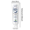 Pasta de dientes con hidroxiapatito 10 % para la protección del esmalte dental y limpieza de dientes tubo para la higiene bucal diaria empaque azul 2