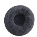 Pat pentru câini microplush în formă de gogoașă Ø40 cm Pat rotund moale cu păr lung Pat anti-anxietate respirabil și lavabil Pat 13