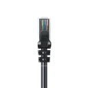 Patchcord Cat6 RJ45 rund ethernetkabel 10 m UTP 250 MHz svart för anslutning av dator, router och andra nätverksenheter 4