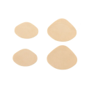 Patches autocollants pour réparation de chaussures 2 paires 7x5 cm et 7,5x8 cm Cuir microfibre Patches autocollants pour talons 1