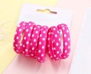 Patterned Hair Ties - 6 pcs 15