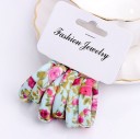 Patterned Hair Ties - 6 pcs 7