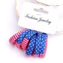 Patterned Hair Ties - 6 pcs 10