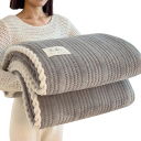 Pătură de iarnă călduroasă 120 x 200 cm Pătură moale și pufoasă pentru pat și canapea Suprafață delicată plăcută la atingere Pătură caldă 14
