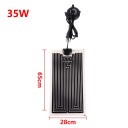 Pătură de încălzire pentru reptile 35W 28 x 65 cm cu temperatură ajustabilă și conector EU 5