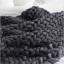 Pătură de lână tricotată 100 x 150 cm 11