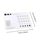 Pătură portabilă pentru unghii la manichiură 15 x 18 cm Pătură moale pentru manichiură pentru o muncă confortabilă cu unghiile 1