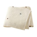 Pătură tricotată din bumbac pentru bebeluși 70x90 cm Pătură pentru cărucior Pătuțuri Model colorat Nou-născuți Sugari Dormitor 11