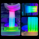 PC ARGB-band 3x8pin 5V med han- och honkontakter 50 x 235 x 10 mm RGB LED-ljusband för spel-PC-chassin och moderkort 3