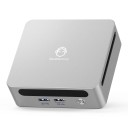 PC de jogos compacto GenMachine AMD Ryzen 5 6600H ES 16 GB RAM 1 TB SSD 6 núcleos 3,3 até 4,5 GHz Prateado Mini computador para jogos e multimédia 3