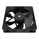 PC Fan TL-G12RB 120 x 120 x 25 mm with 7 Blades and 4-pin PWM Control 1500 RPM Black for Case and CPU Cooler 4