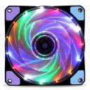 PC-koteloitu 120 mm 15 LED-taustavalaistus Hiljainen 1200–1300 rpm 120 x 120 x 25 mm 12 V 4pin- ja 3pin-liitin PC:n jäähdytykseen 9