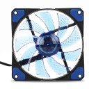 PC-koteloitu 120 mm 15 LED-taustavalaistus Hiljainen 1200–1300 rpm 120 x 120 x 25 mm 12 V 4pin- ja 3pin-liitin PC:n jäähdytykseen 7